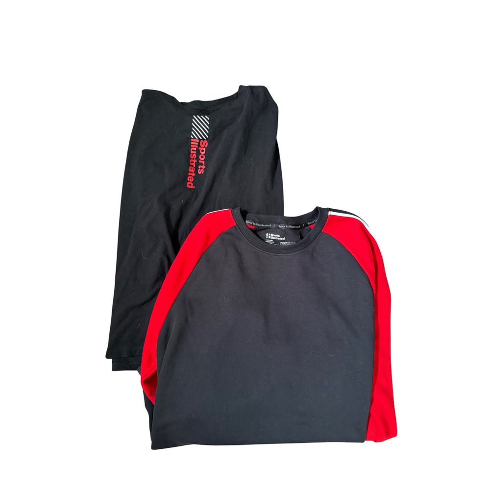 NWT! Sports Illustrated Bundle Crewneck Sweatshirt and Graphic Tee Size L